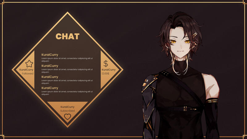 Just Chatting Overlay for https://twitter.com/PokiyakiVT