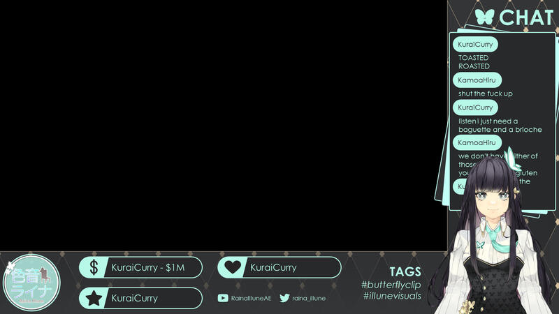 Gaming Overlay for https://twitter.com/raina_illune