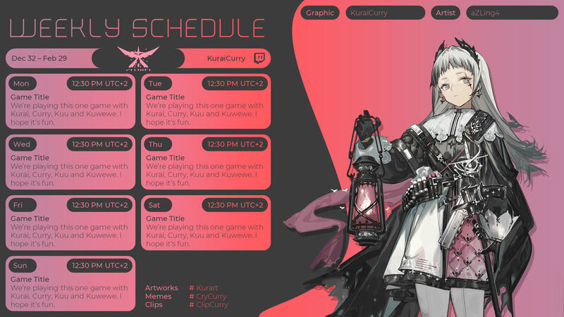 Stream Schedule Practice